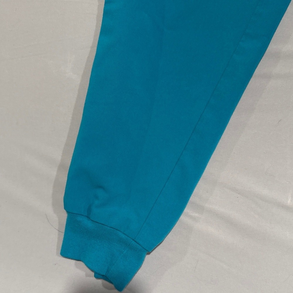 FIGS Zamora Jogger Scrub Pants Teal Blue Womens Large Yoga Waistband W16SW2005 - Picture 7 of 7